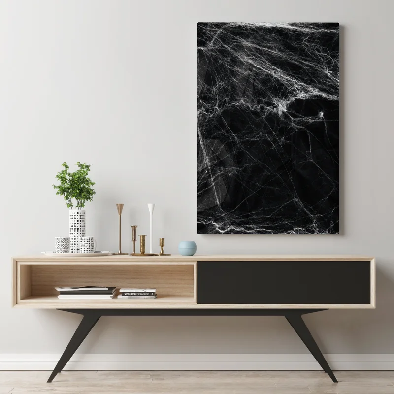 Leinwandbild gespenstisches spinnennetz auf schwarzem hintergrund Leinwandbild gespenstisches spinnennetz auf schwarzem hintergrund