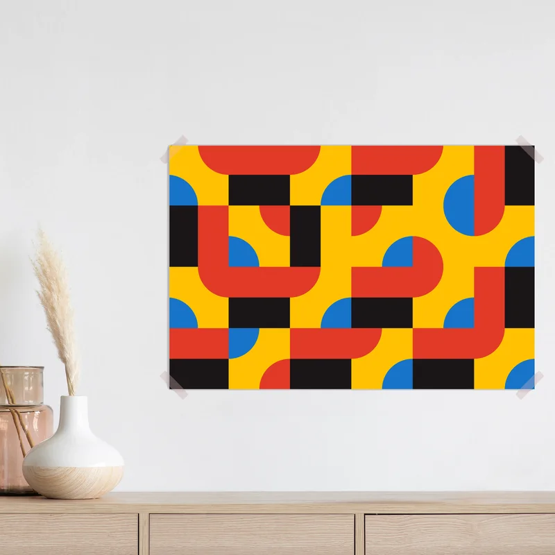 Poster kräftiges geometrisches muster für die wand Poster kräftiges geometrisches muster für die wand