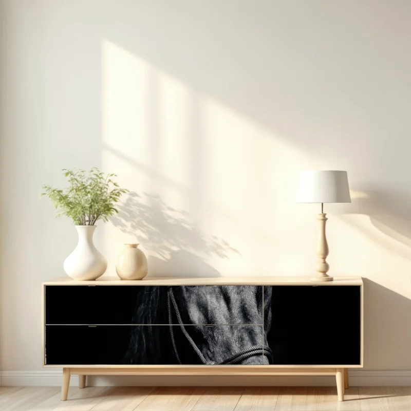 Repositionierbarer Aufkleber majestätisches pferdeporträt Repositionierbarer Aufkleber majestätisches pferdeporträt