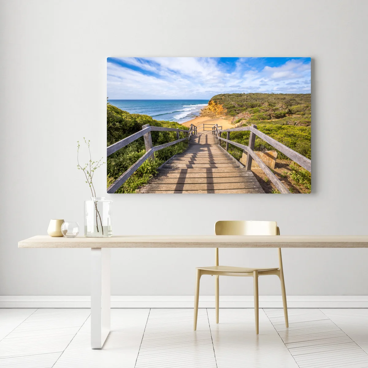 Leinwandbild weg zum Bells Beach küstenpanorama Leinwandbild weg zum Bells Beach küstenpanorama