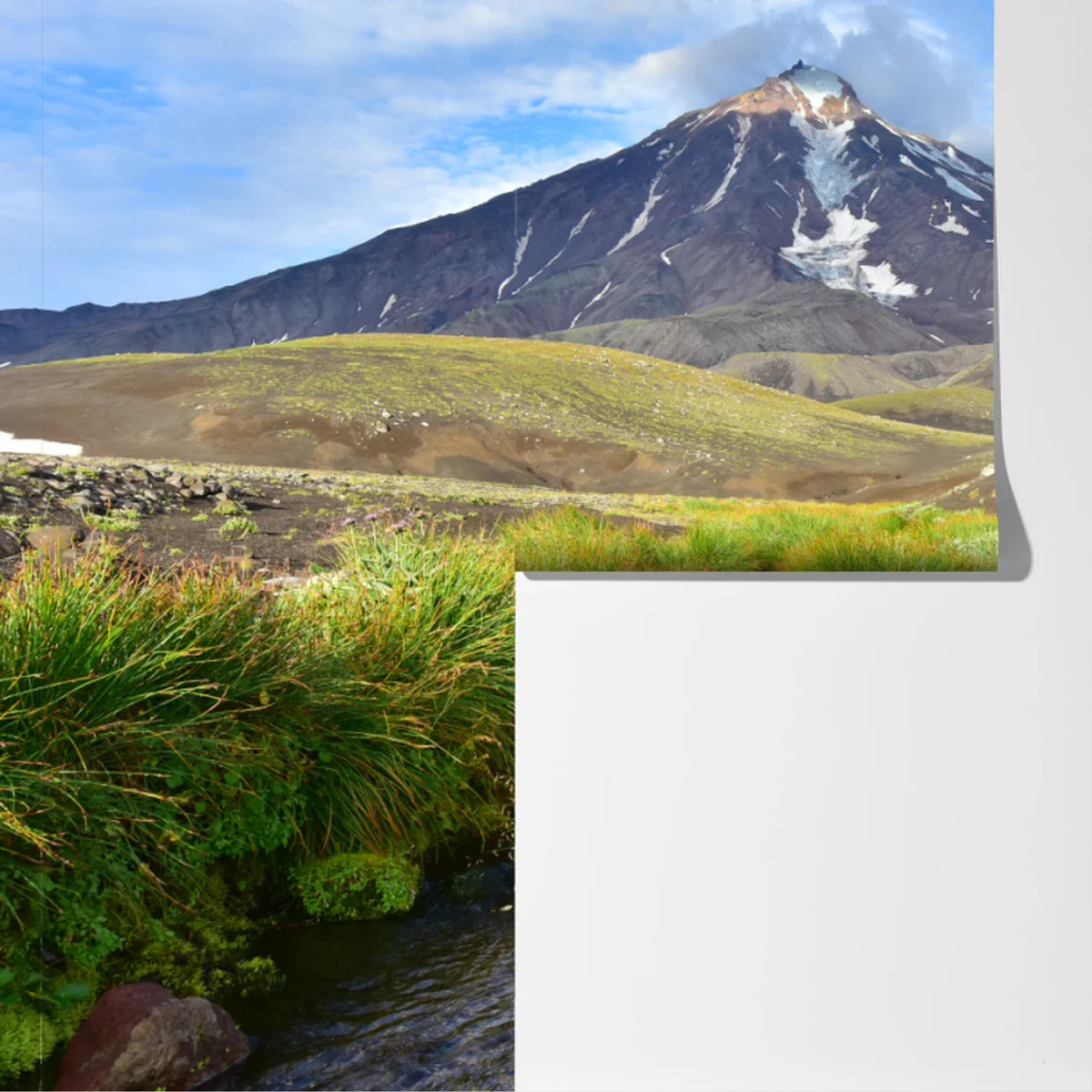 Fototapete blick auf den vulkan Koryaksky vom nordosthang Fototapete blick auf den vulkan Koryaksky vom nordosthang