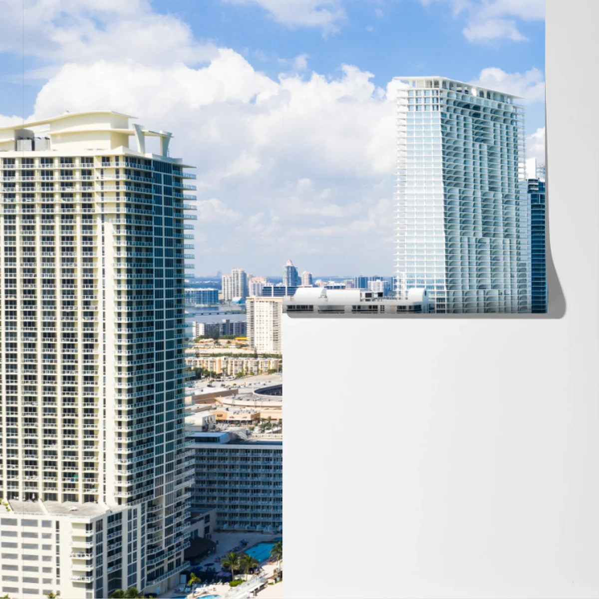 Fototapete türkisfarbene strand-skyline Fototapete türkisfarbene strand-skyline