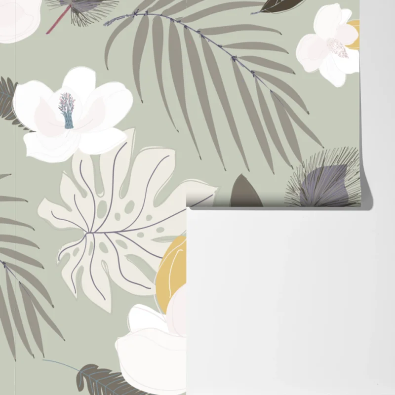 Fototapeta delikatny pastelowy wzór botaniczny Fototapeta delikatny pastelowy wzór botaniczny