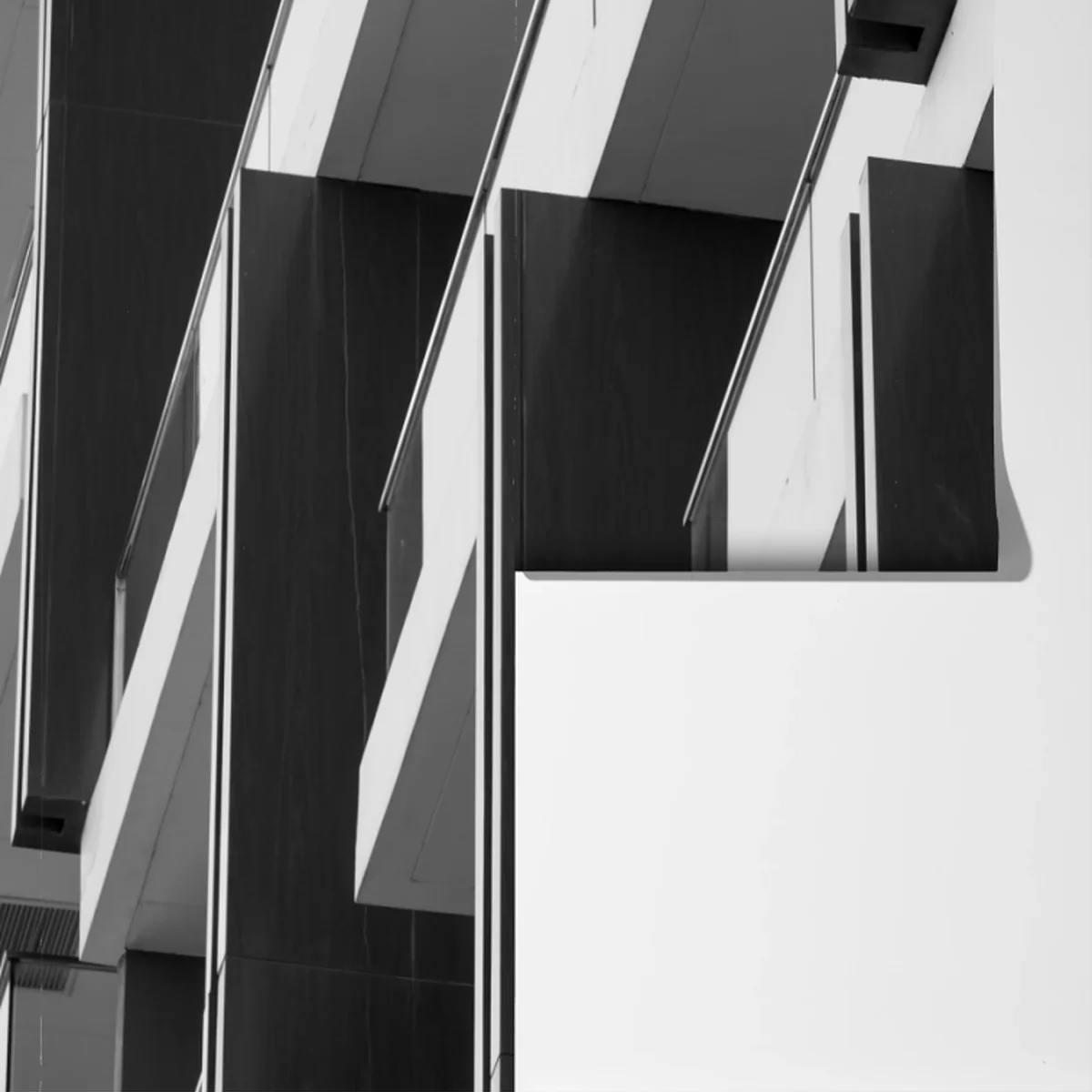 Fototapete geometrischer rhythmus der balkone Fototapete geometrischer rhythmus der balkone