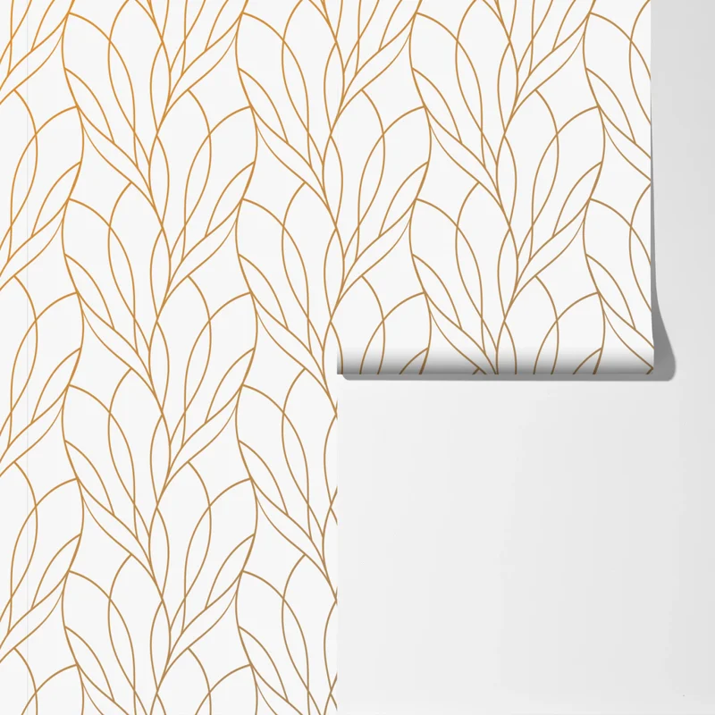 Fototapete goldenes blattmuster auf weißem hintergrund Fototapete goldenes blattmuster auf weißem hintergrund