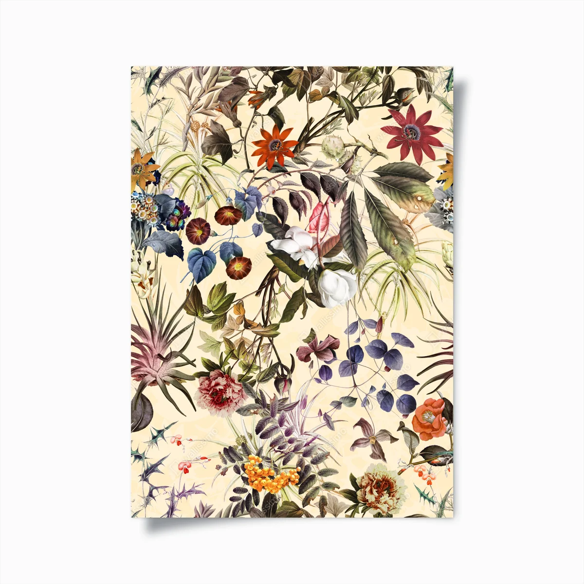 Poster vintage botanisches blumenmuster • Poster bei Wallnifity® Poster vintage botanisches blumenmuster • Poster bei Wallnifity®