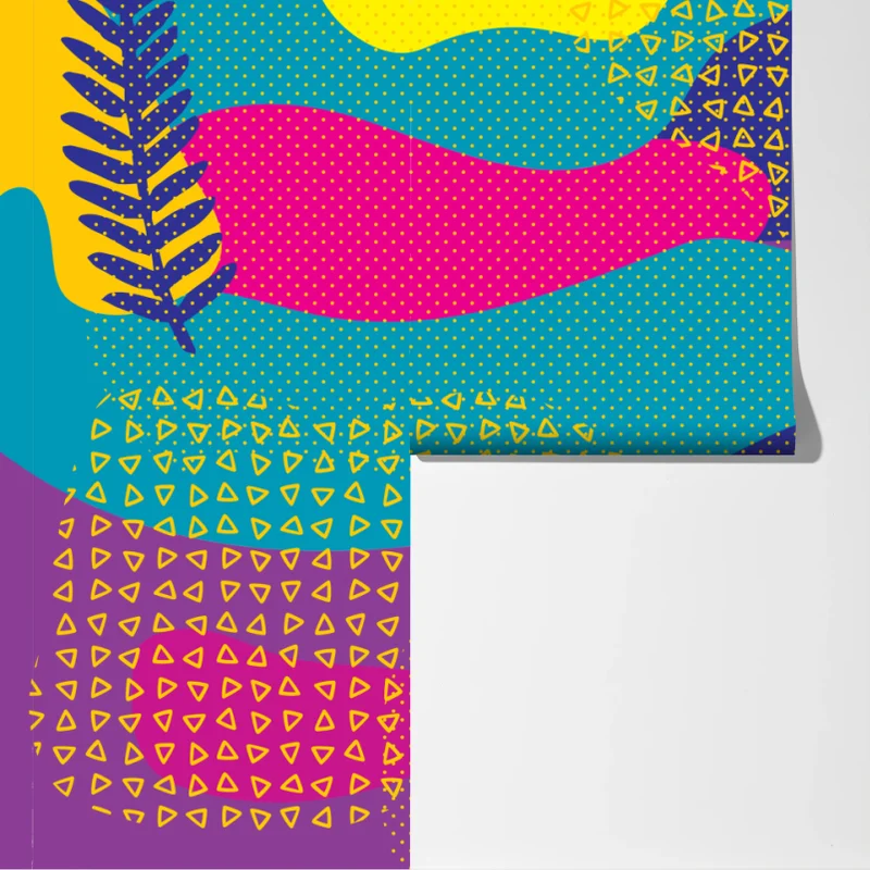 Fototapete lebhaftes abstraktes tropenmuster Fototapete lebhaftes abstraktes tropenmuster