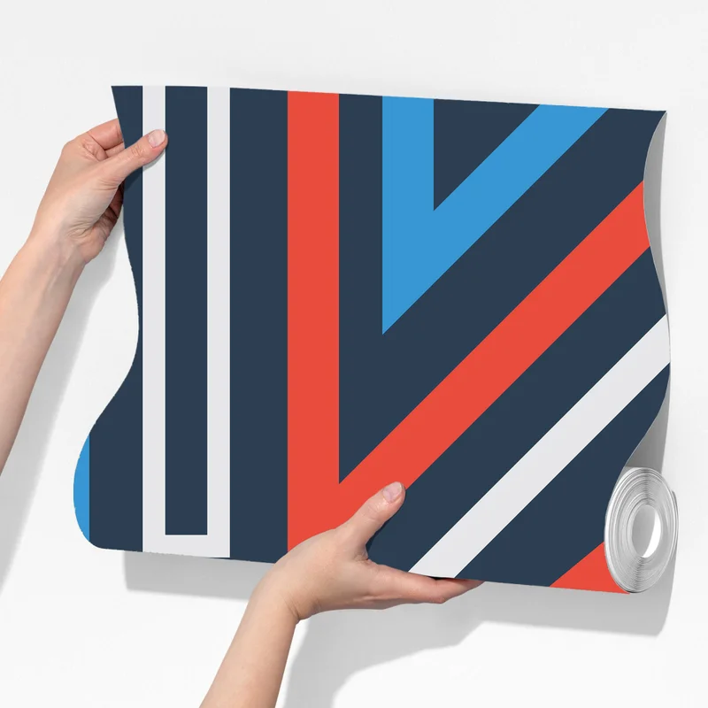 Fototapeta odważne geometryczne linie Fototapeta odważne geometryczne linie