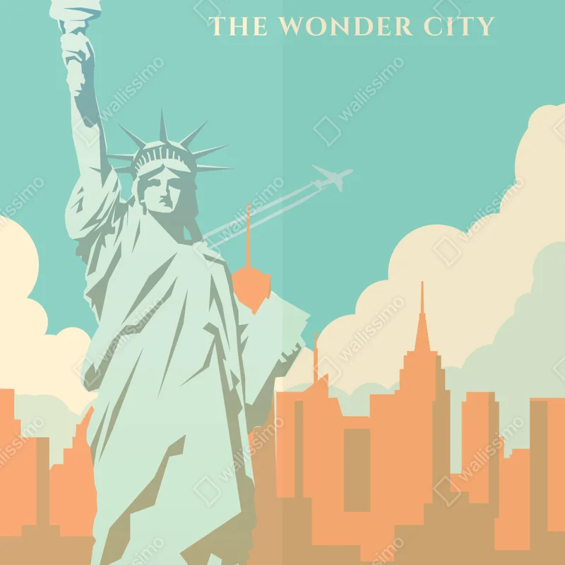 Poster New York die wunderbare stadt Poster New York die wunderbare stadt