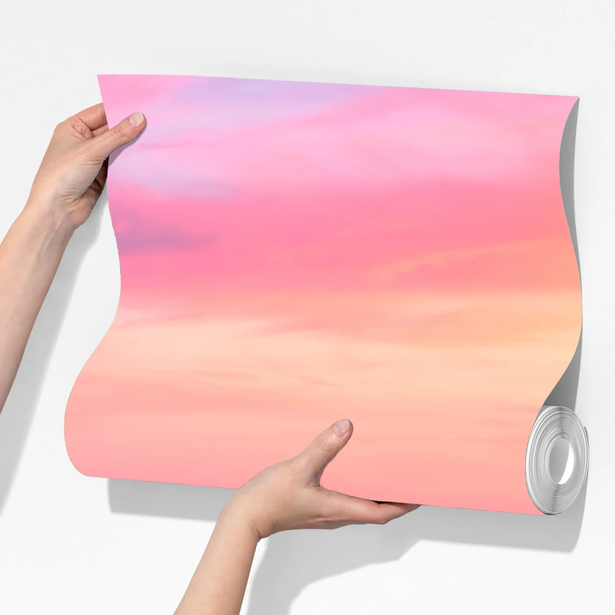 Fototapete New York skyline bei sonnenuntergang Fototapete New York skyline bei sonnenuntergang