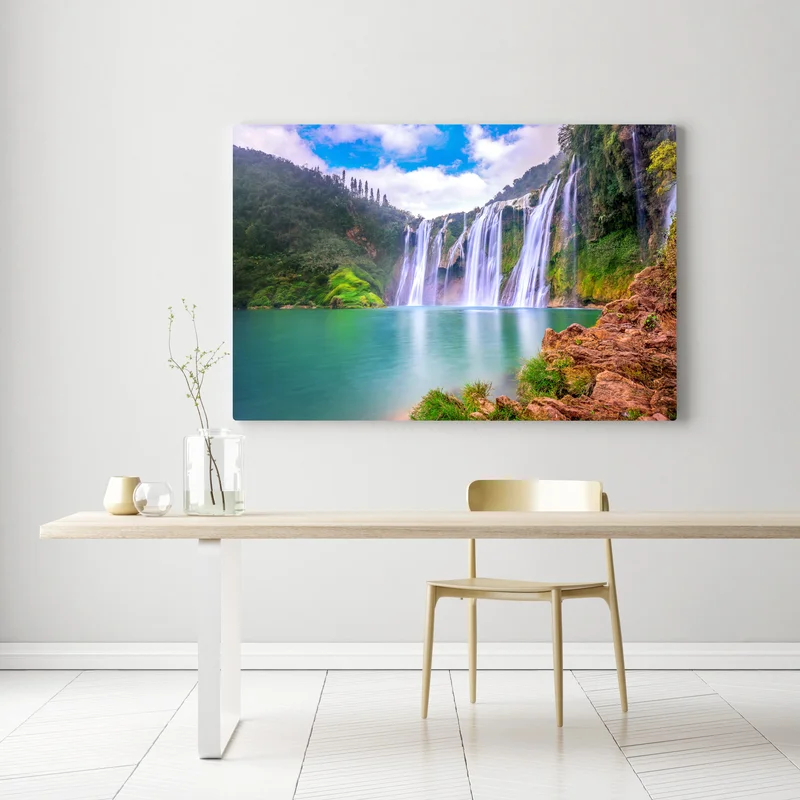 Leinwandbild wasserfall Jiulong in Luoping Leinwandbild wasserfall Jiulong in Luoping