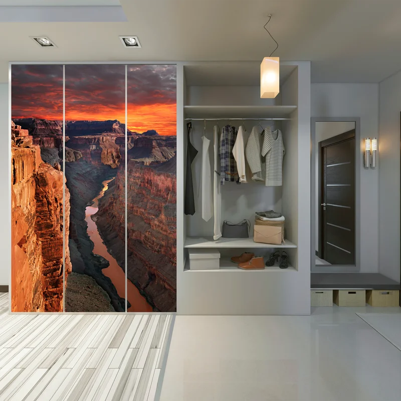Schrankaufkleber Grand Canyon sonnenuntergang panorama