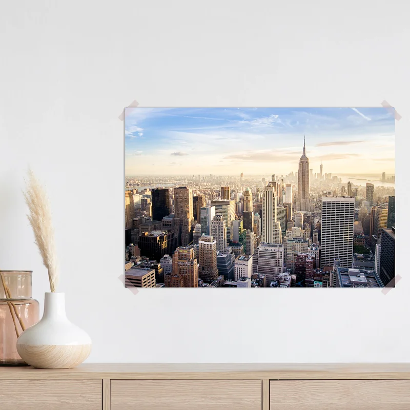 Poster New York skyline im morgenlicht Poster New York skyline im morgenlicht