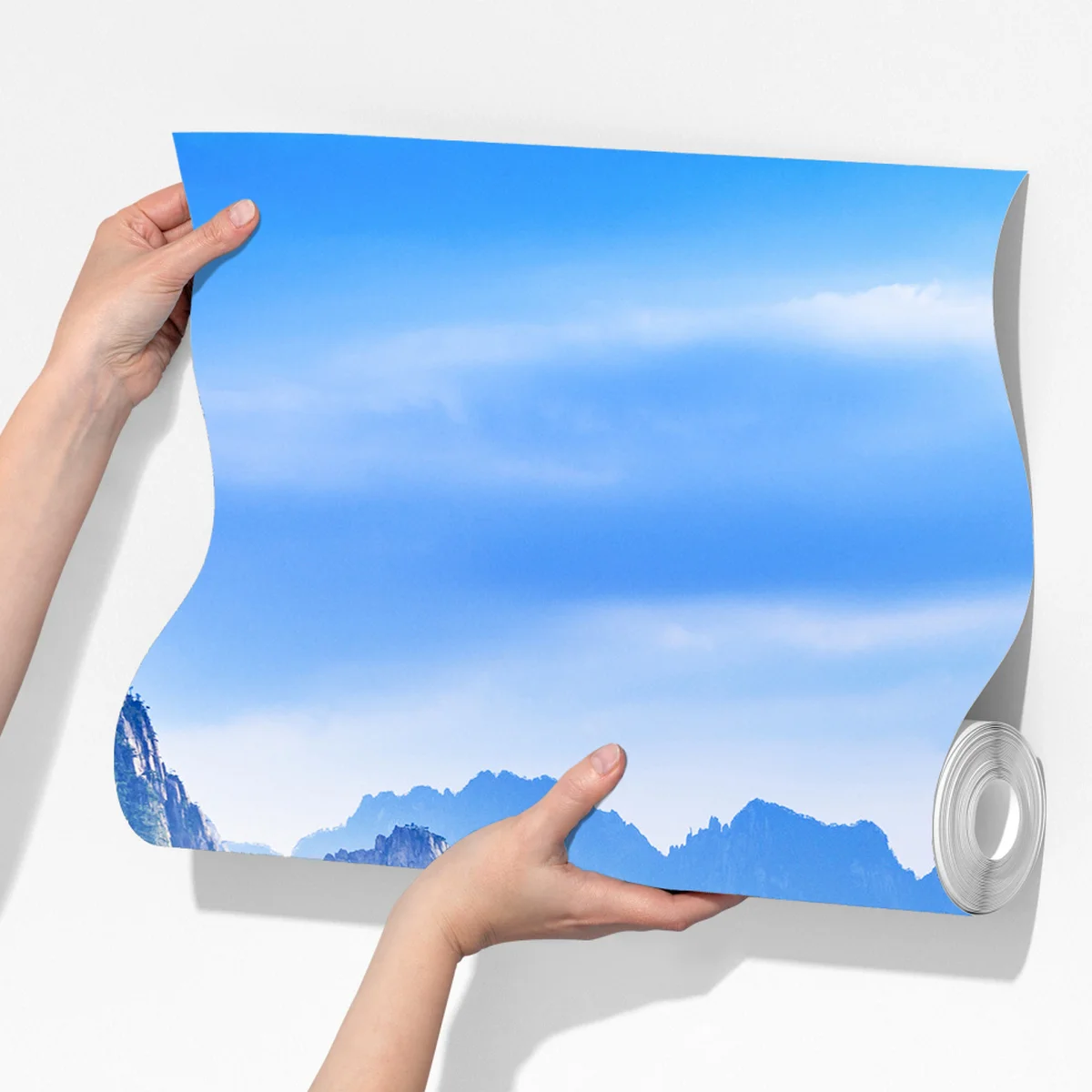 Fototapete nebliges bergpanorama Fototapete nebliges bergpanorama