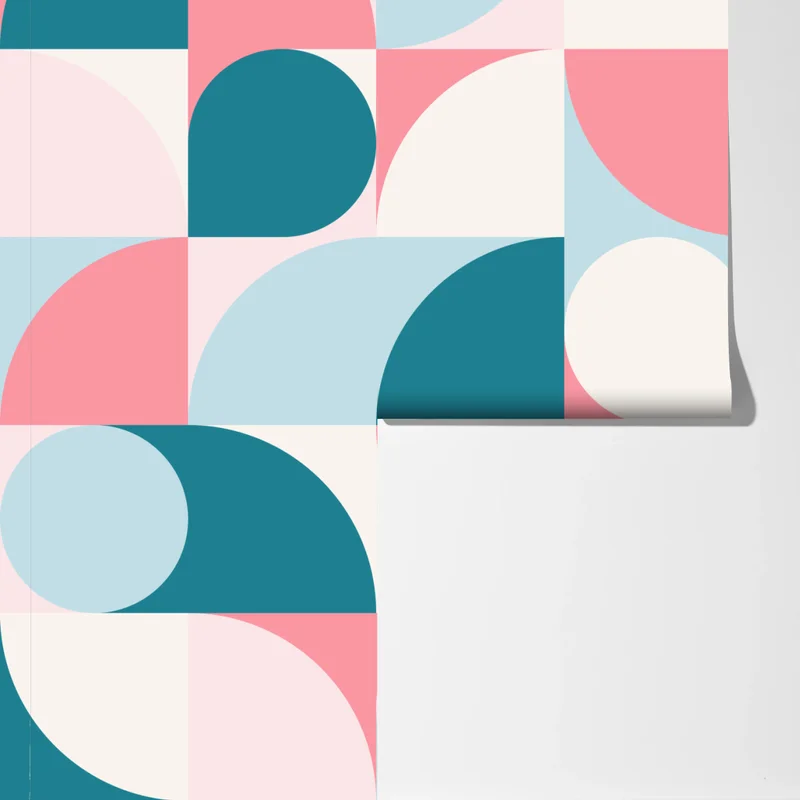 Fototapeta pastelowa geometryczna mozaika Fototapeta pastelowa geometryczna mozaika