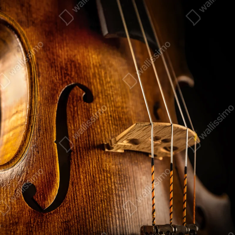 Fototapete nahaufnahme warmer holzgeige Fototapete nahaufnahme warmer holzgeige