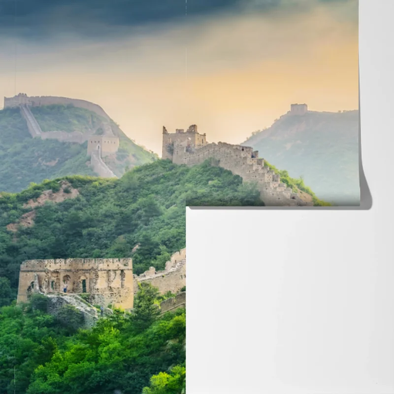 Fototapete sonnenaufgang über der Chinesischen Mauer Fototapete sonnenaufgang über der Chinesischen Mauer