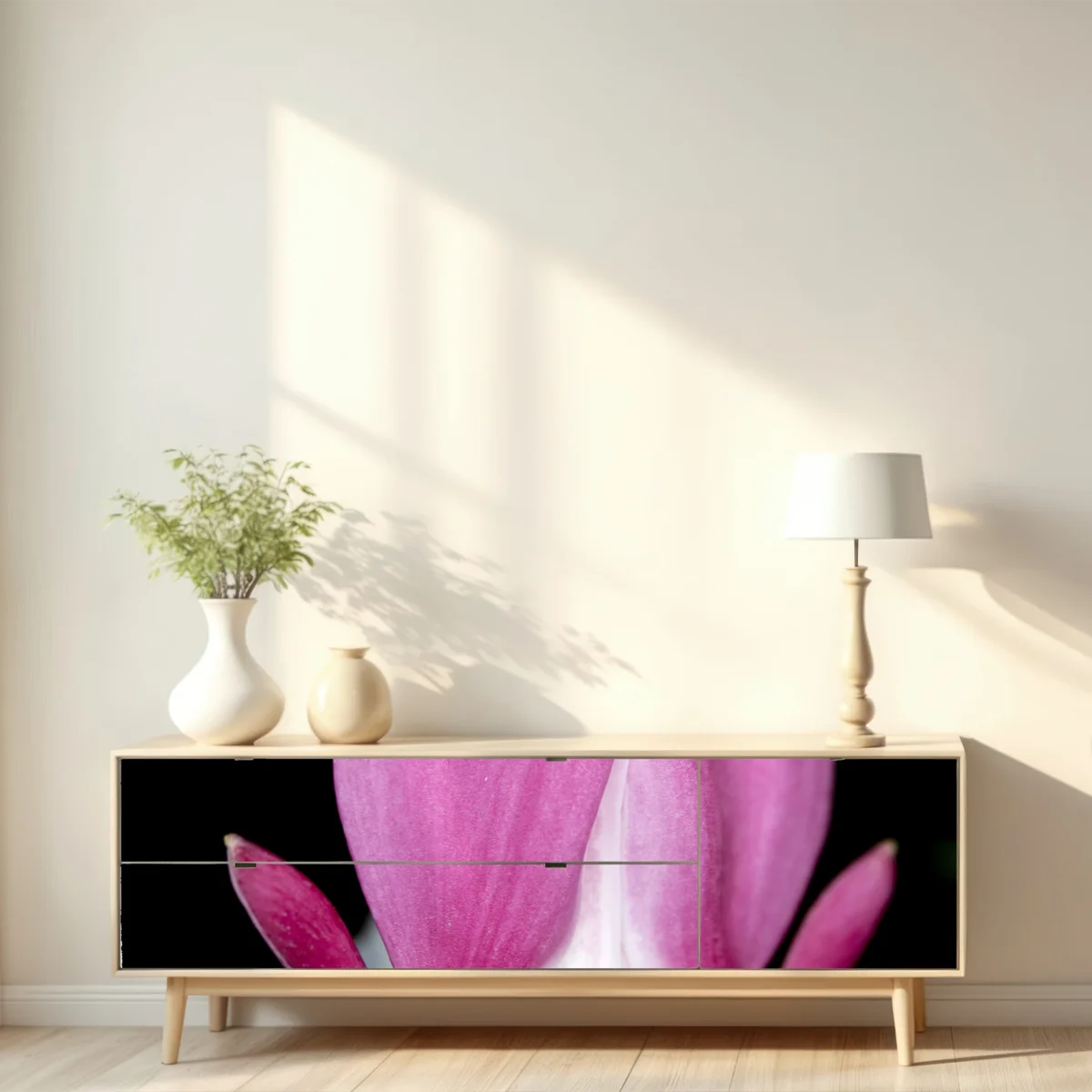 Repositionierbarer Aufkleber zartes rosa herzblüte nahaufnahme Repositionierbarer Aufkleber zartes rosa herzblüte nahaufnahme