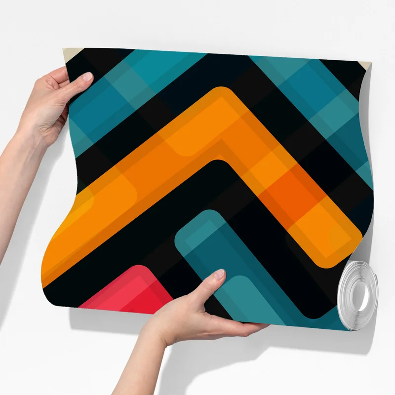 Fototapeta kolorowy geometryczny wzór labiryntu Fototapeta kolorowy geometryczny wzór labiryntu