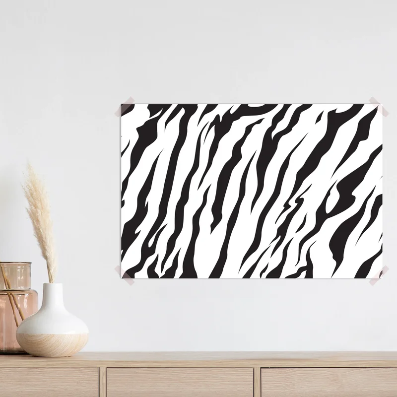 Poster abstraktes zebramuster • Poster bei Wallnifity® Poster abstraktes zebramuster • Poster bei Wallnifity®