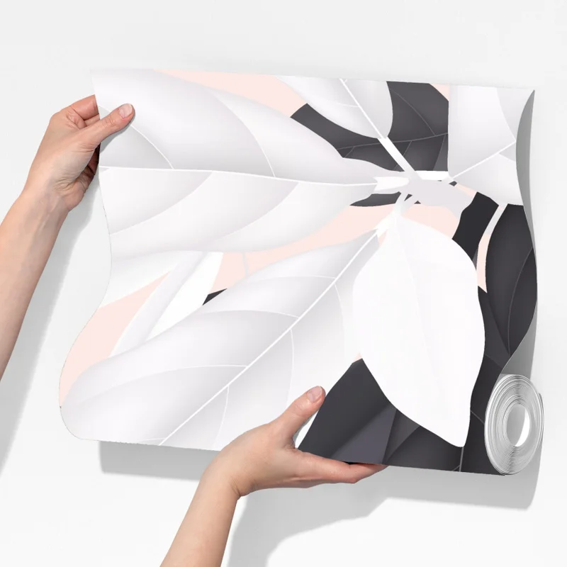 Fototapete zarte pastell botanische blätter Fototapete zarte pastell botanische blätter