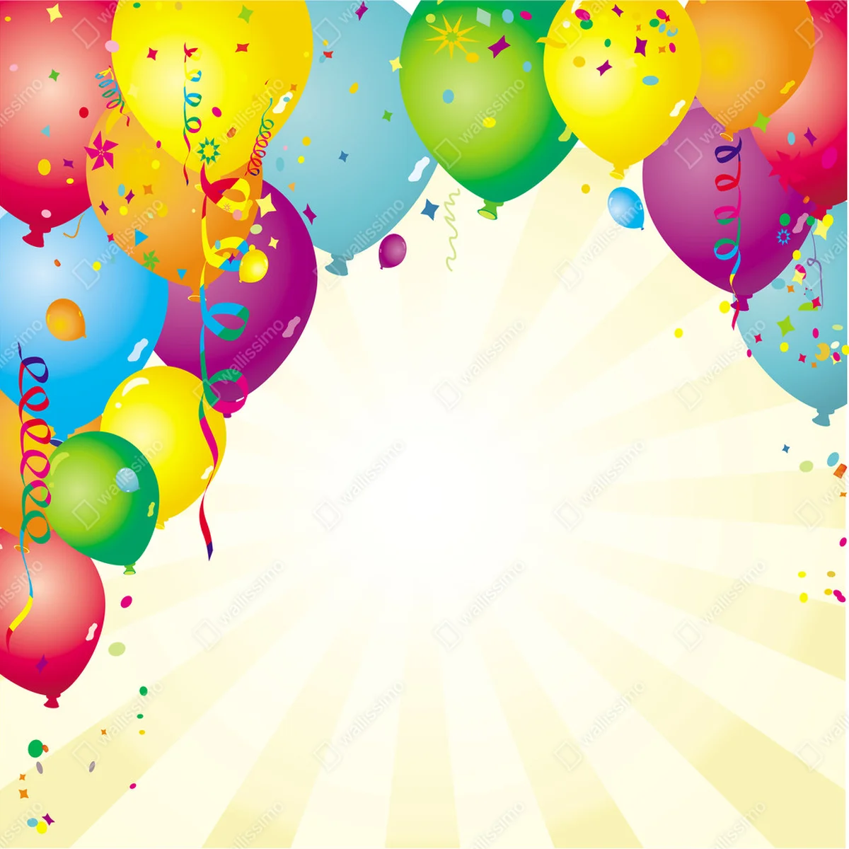 Leinwandbild Hintergrund mit Luftballons • Leinwandbilder bei Wallnifity® Leinwandbild Hintergrund mit Luftballons • Leinwandbilder bei Wallnifity®