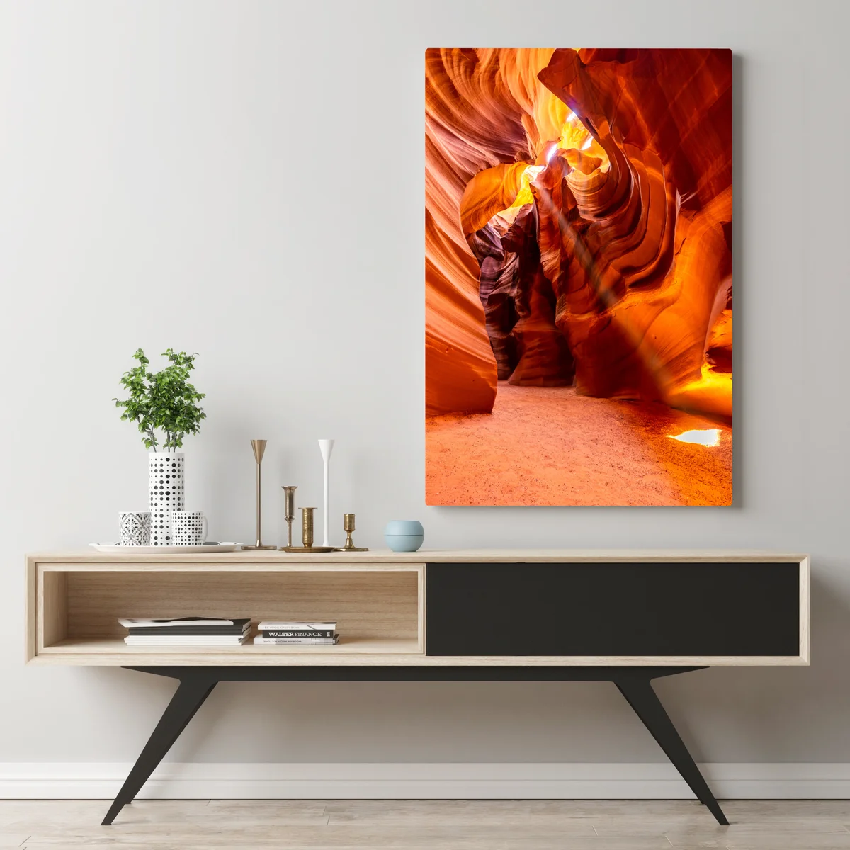 Leinwandbild Antelope Canyon licht und geschwungene sandsteinformen Leinwandbild Antelope Canyon licht und geschwungene sandsteinformen