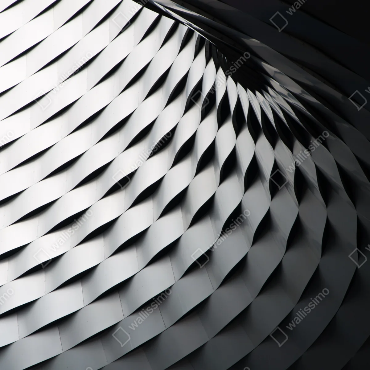 Fototapete monochromes geometrisches metallmuster Fototapete monochromes geometrisches metallmuster