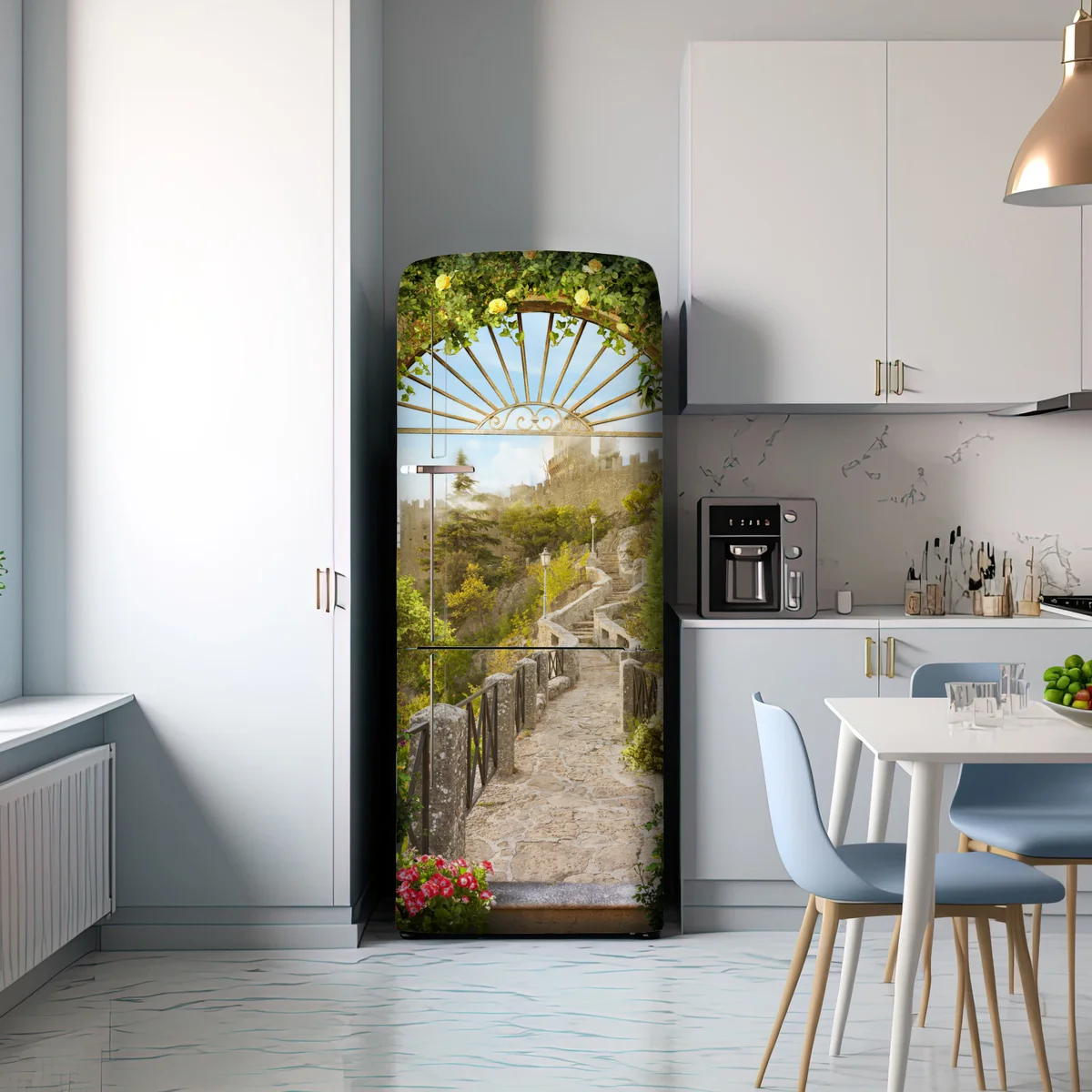 Kühlschrankaufkleber sonniger gartenweg zum schloss Kühlschrankaufkleber sonniger gartenweg zum schloss
