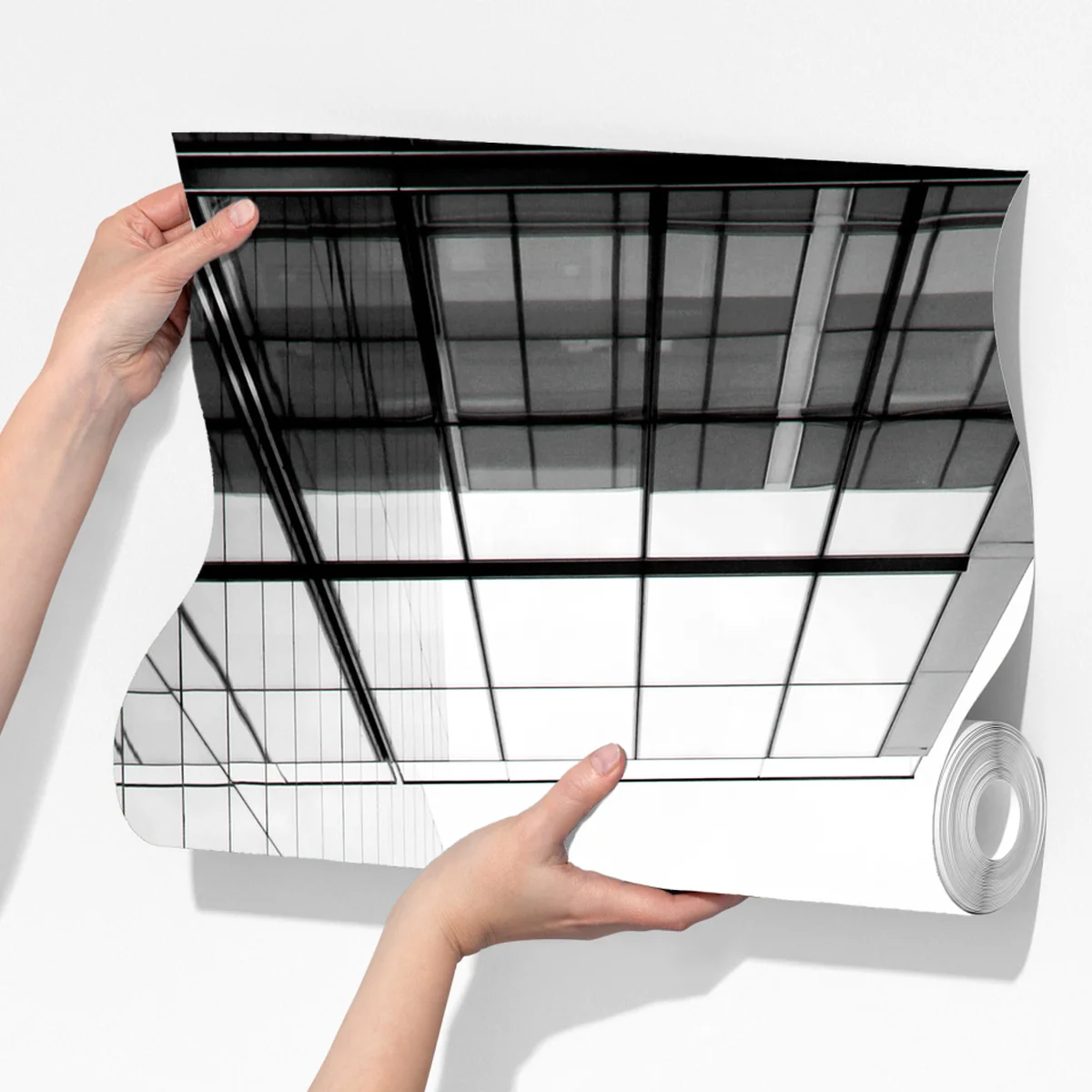 Fototapete minimalistische glasfassade perspektive Fototapete minimalistische glasfassade perspektive