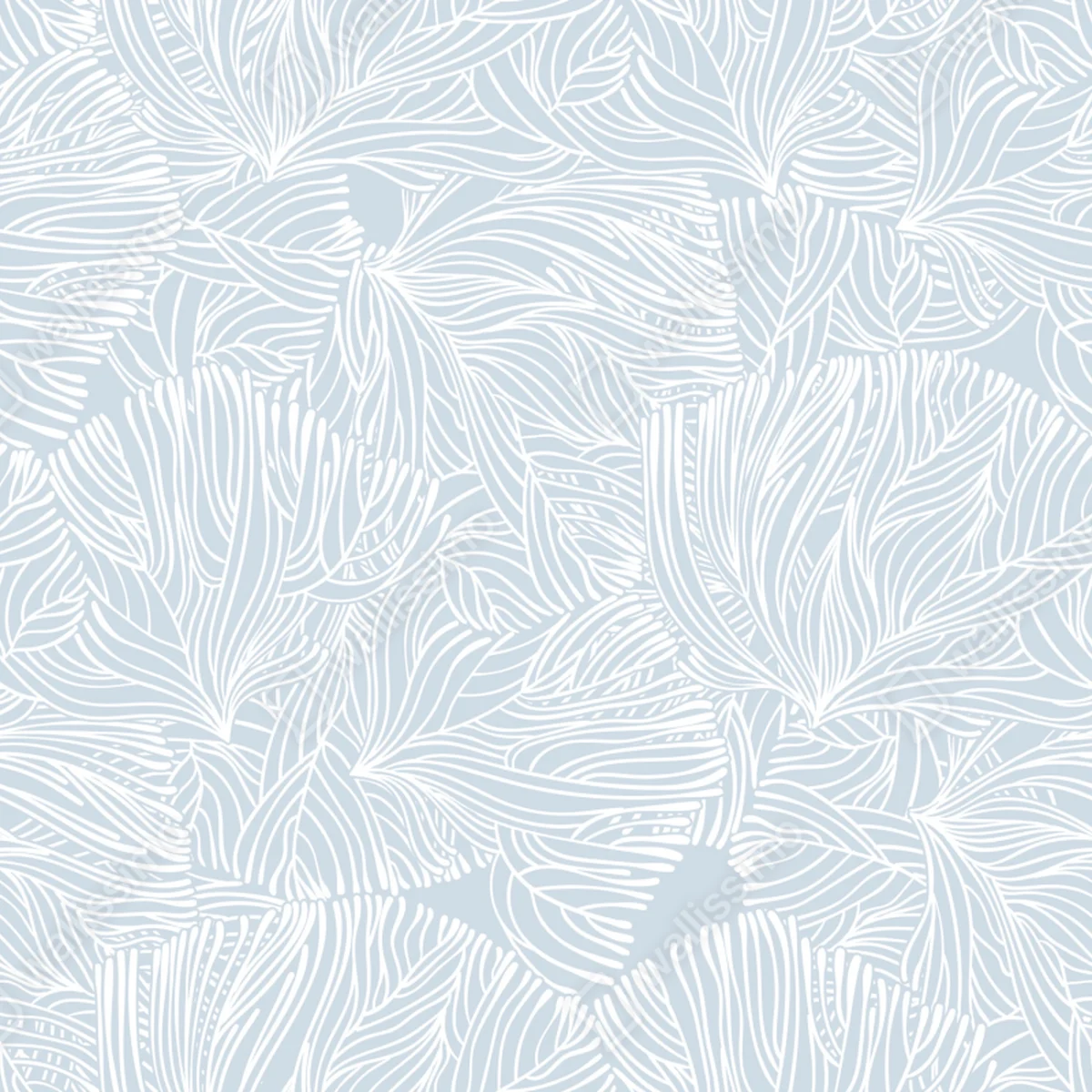 Fototapete sanftes blaues botanisches muster Fototapete sanftes blaues botanisches muster