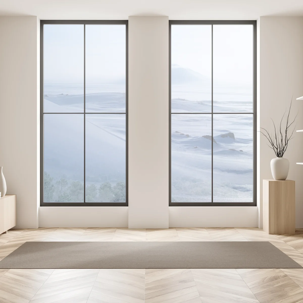 Fensteraufkleber arktische ruhe in Tschukotka Fensteraufkleber arktische ruhe in Tschukotka