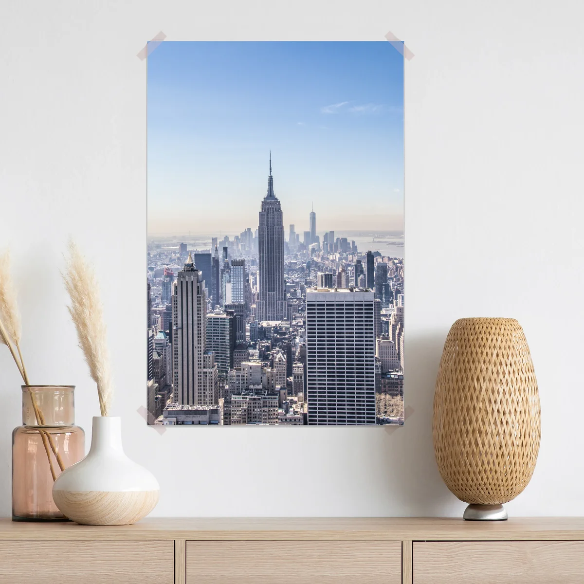 Poster New York skyline mit Empire State Building Poster New York skyline mit Empire State Building