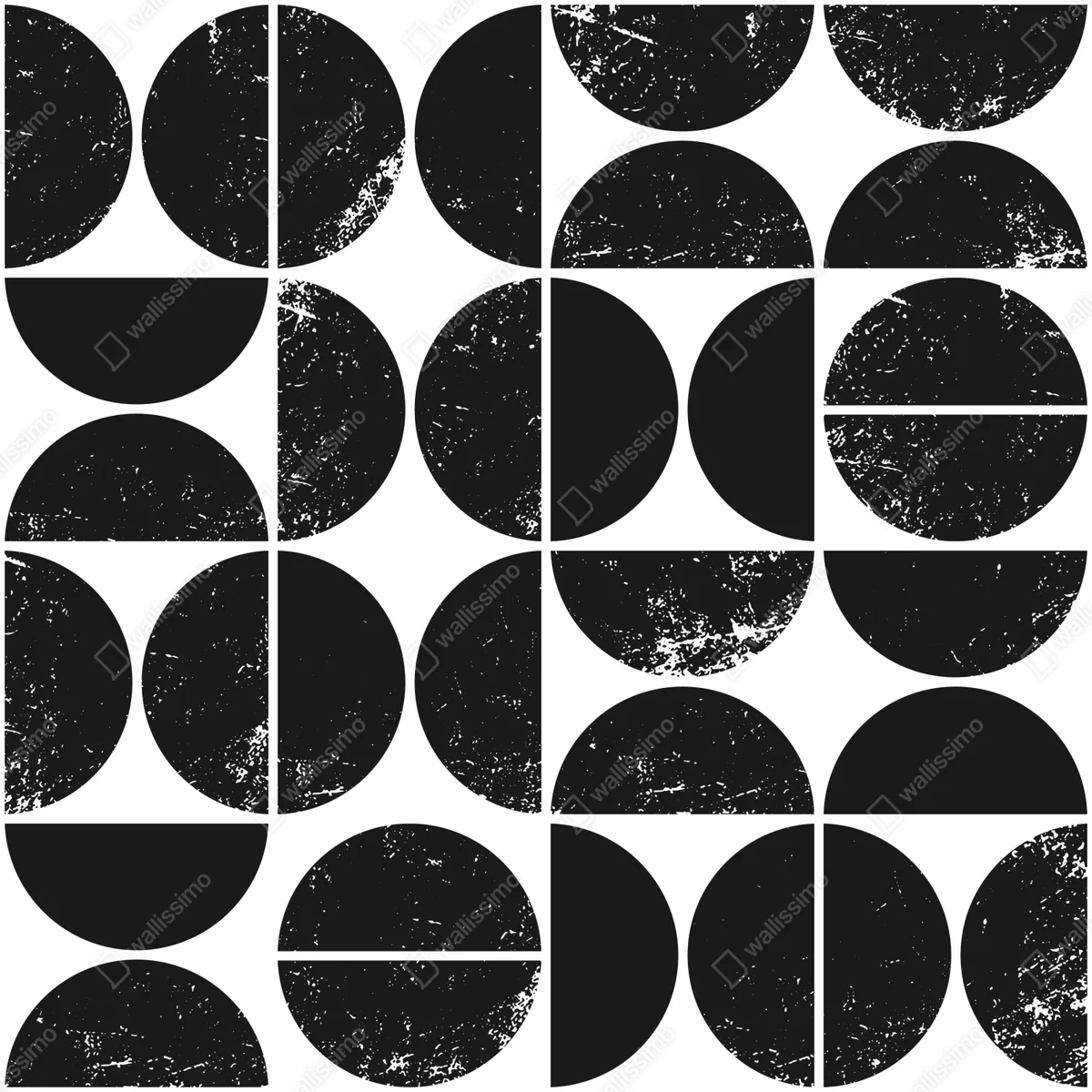 Fototapete schwarzes geometrisches kreismuster Fototapete schwarzes geometrisches kreismuster