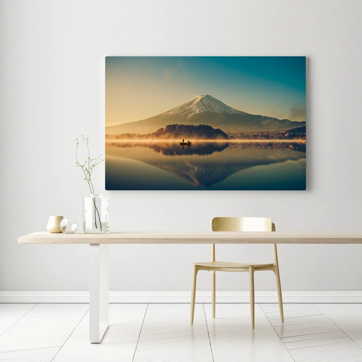 Leinwandbild sonnenaufgang über Mount Fuji am Kawaguchiko-See Leinwandbild sonnenaufgang über Mount Fuji am Kawaguchiko-See