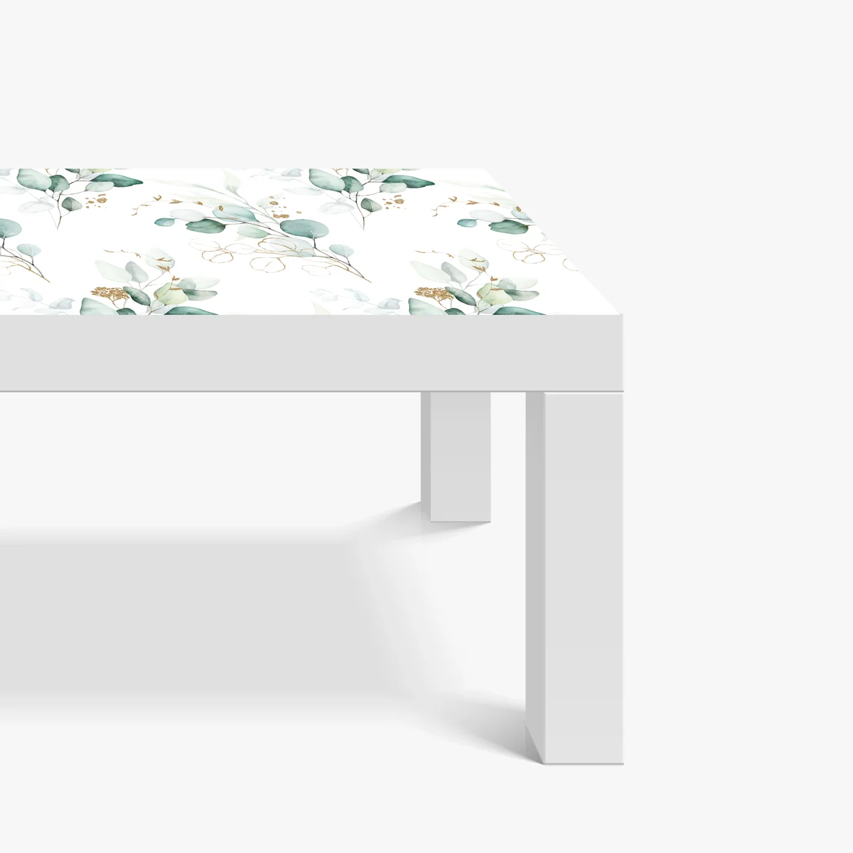 Tischaufkleber und Schreibtischaufkleber eukalyptus aquarell muster in grüntönen Tischaufkleber und Schreibtischaufkleber eukalyptus aquarell muster in grüntönen