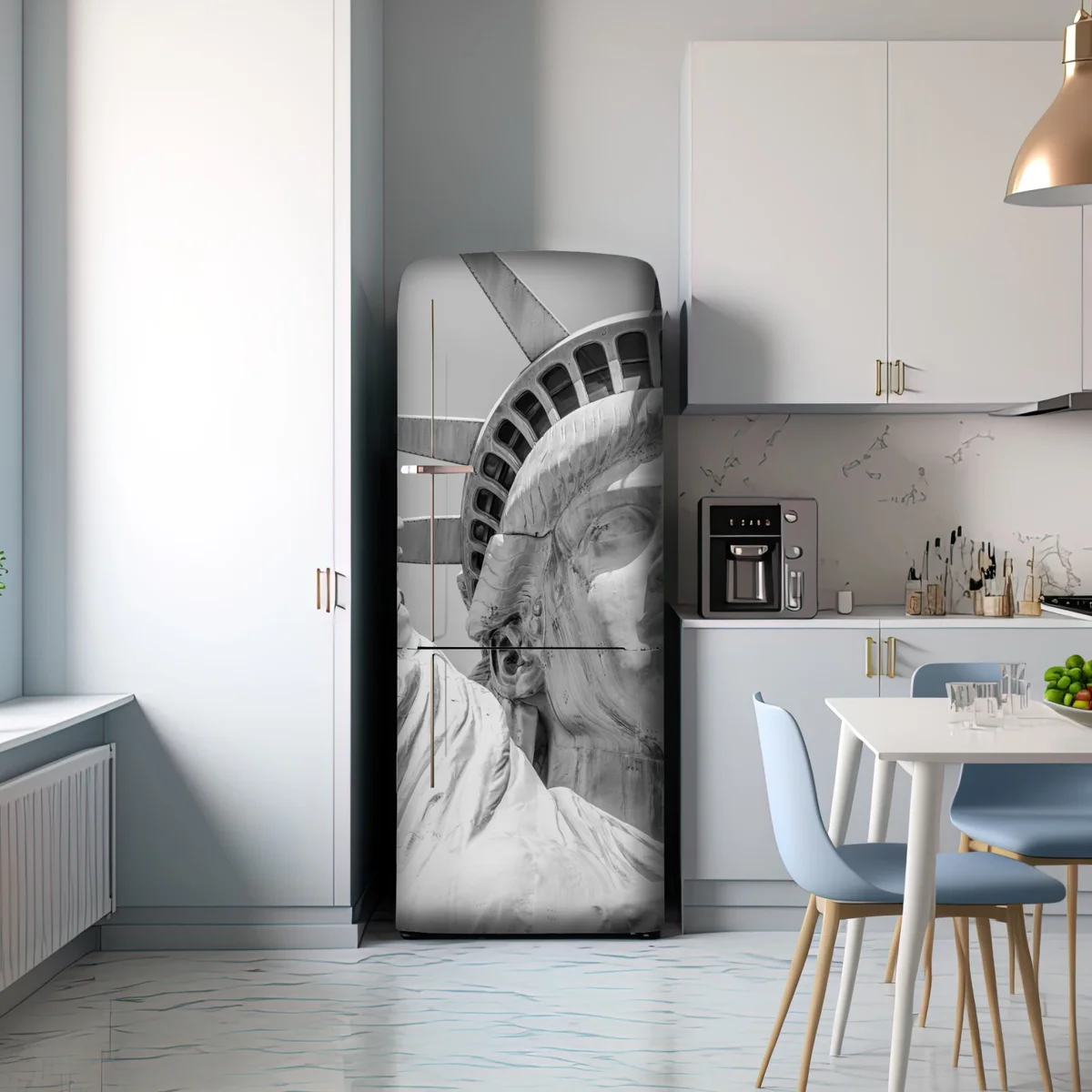 Kühlschrankaufkleber Freiheitsstatue nahaufnahme Kühlschrankaufkleber Freiheitsstatue nahaufnahme