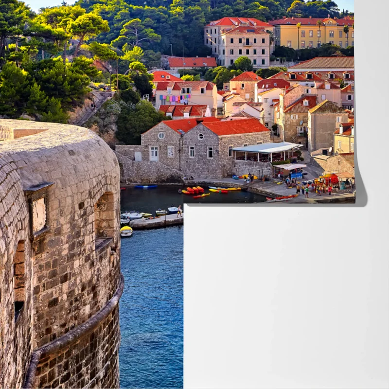 Fototapete Dubrovnik alte stadt am meer Fototapete Dubrovnik alte stadt am meer