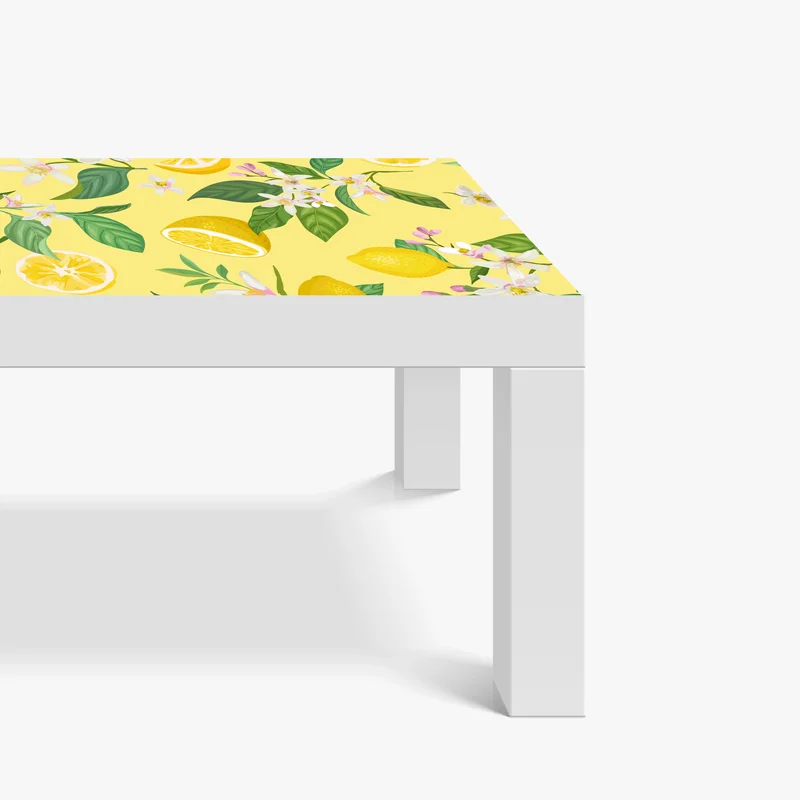 Tischaufkleber und Schreibtischaufkleber zitronenblüten botanisches muster Tischaufkleber und Schreibtischaufkleber zitronenblüten botanisches muster
