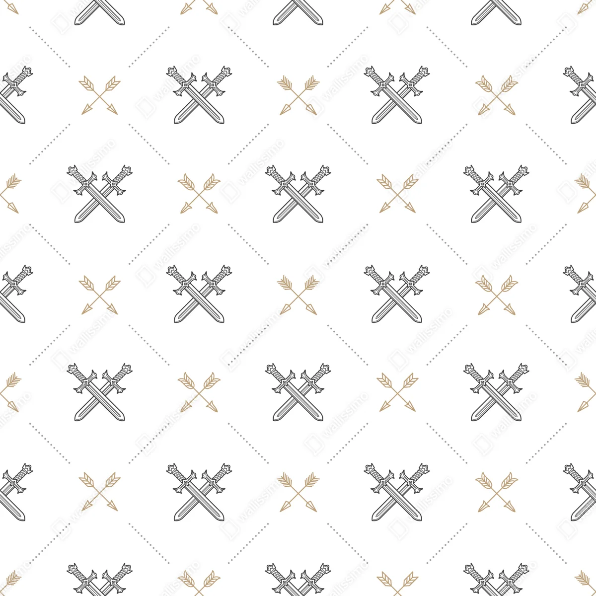 Schrankaufkleber muster mit gekreuzten schwertern und pfeilen Schrankaufkleber muster mit gekreuzten schwertern und pfeilen