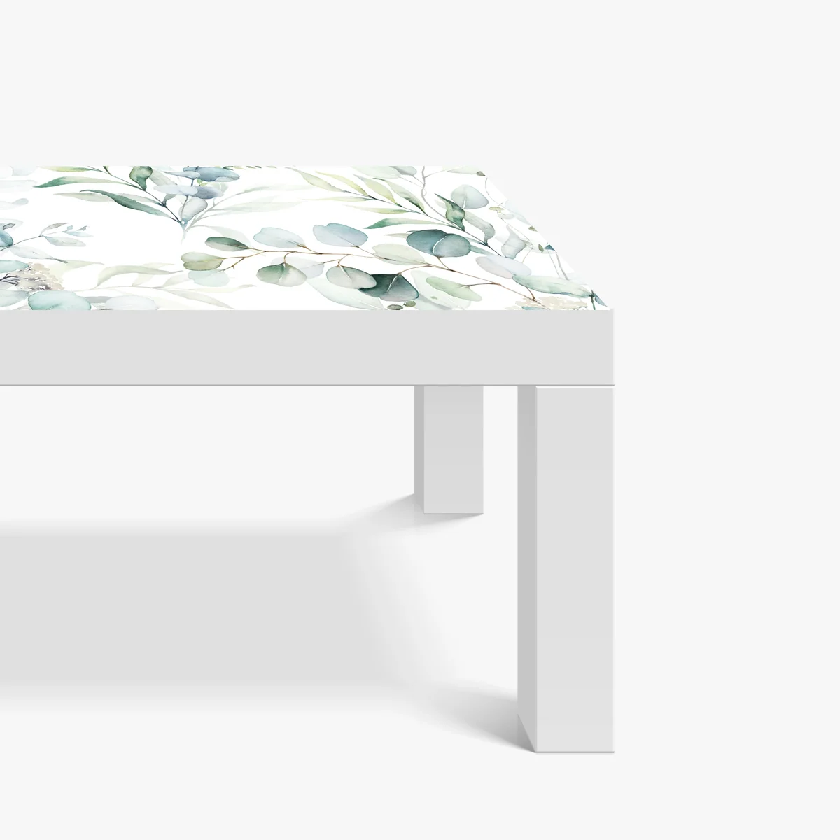 Tischaufkleber und Schreibtischaufkleber aquarell eukalyptus blättermuster Tischaufkleber und Schreibtischaufkleber aquarell eukalyptus blättermuster