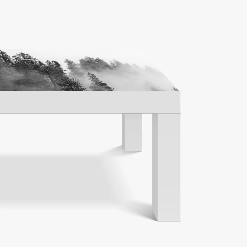 Tischaufkleber und Schreibtischaufkleber nebliger Giant Forest, Sequoia National Park Tischaufkleber und Schreibtischaufkleber nebliger Giant Forest, Sequoia National Park