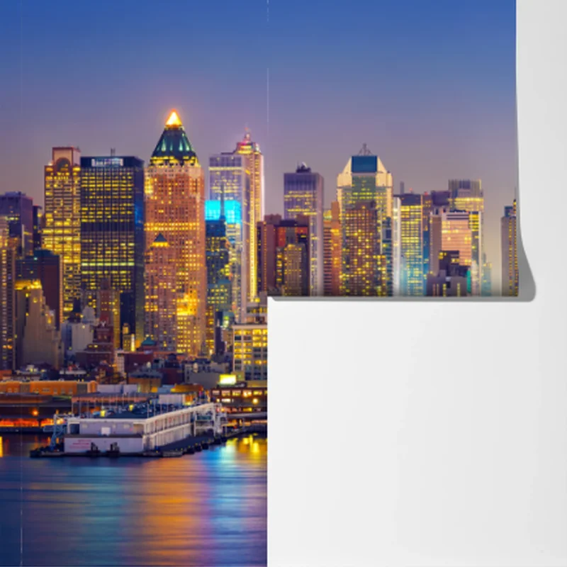 Fototapeta panorama Manhattanu o zmierzchu Fototapeta panorama Manhattanu o zmierzchu