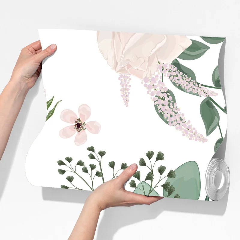 Fototapete zartes rosa pfingstrosenmuster Fototapete zartes rosa pfingstrosenmuster