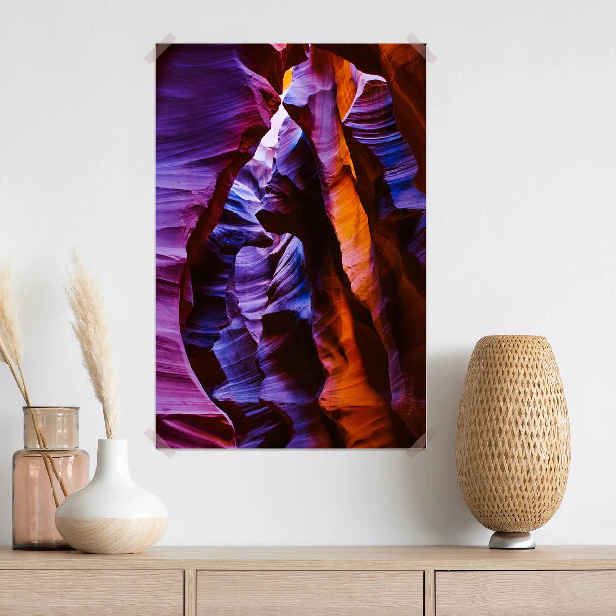 Poster lebhafte felsformationen in der schlucht Poster lebhafte felsformationen in der schlucht