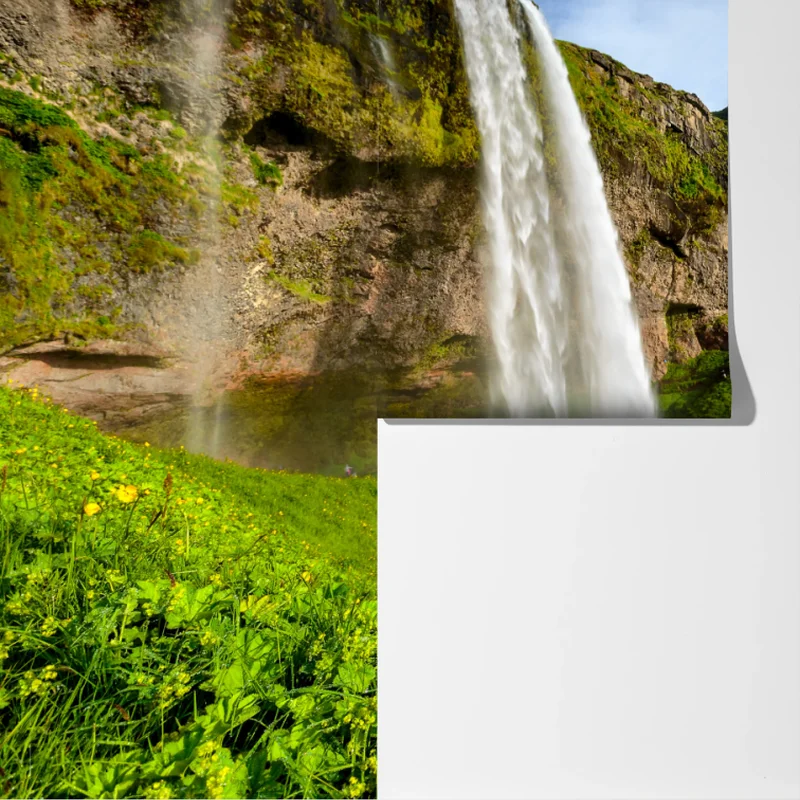 Fototapeta Seljalandsfoss wodospad na Islandii Fototapeta Seljalandsfoss wodospad na Islandii