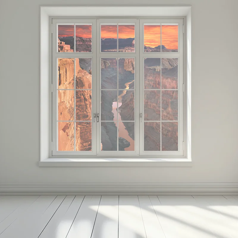 Fensteraufkleber Grand Canyon sonnenuntergang panorama