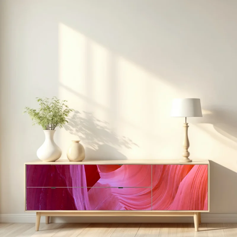 Repositionierbarer Aufkleber Antelope Canyon sandsteinwellen