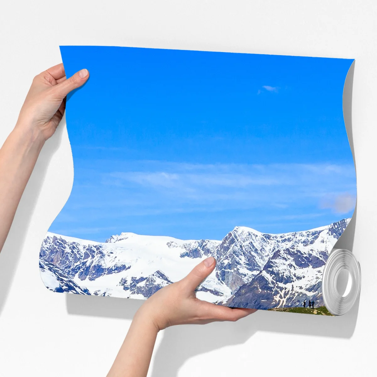 Fototapeta spokojne odbicie Matterhornu nad jeziorem Stellisee, Zermatt Fototapeta spokojne odbicie Matterhornu nad jeziorem Stellisee, Zermatt