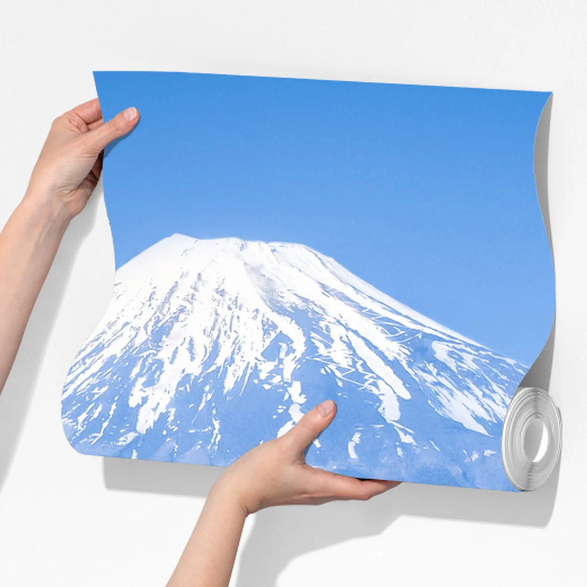 Fototapete üppige teefelder am fuß von Mount Fuji Fototapete üppige teefelder am fuß von Mount Fuji